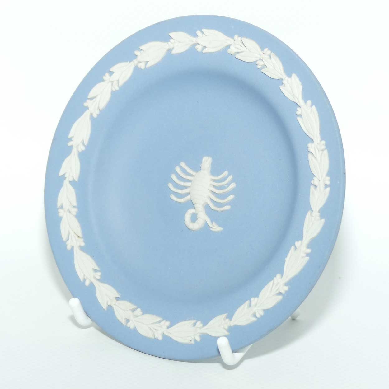 Wedgwood Jasper | Zodiac | Scorpio miniature plate | no box | #1