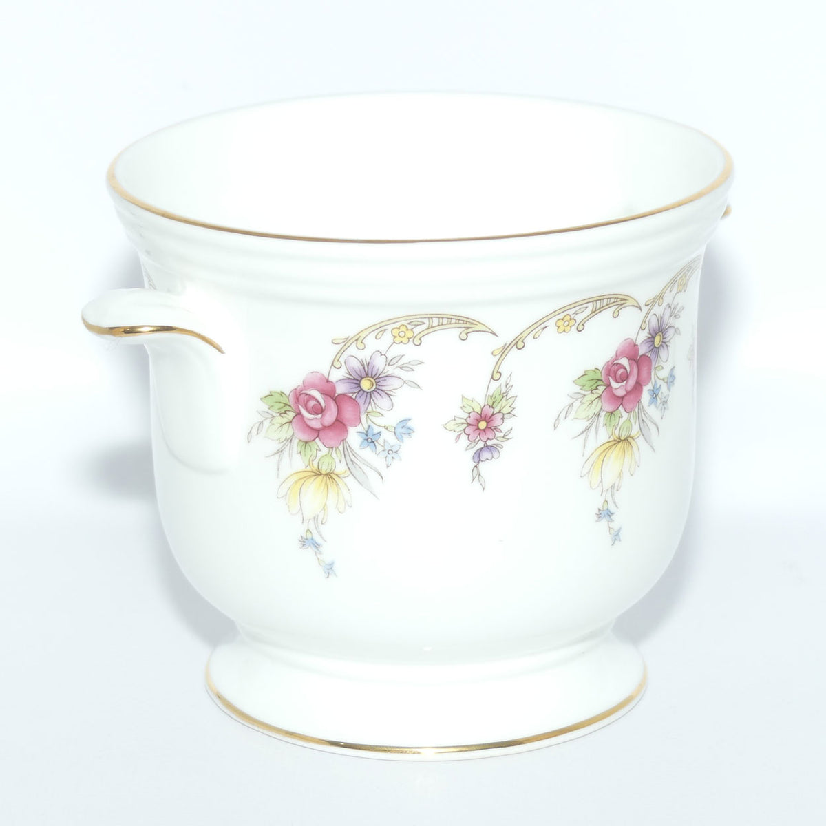 Coalport miniature twin handle planter | Selborne pattern