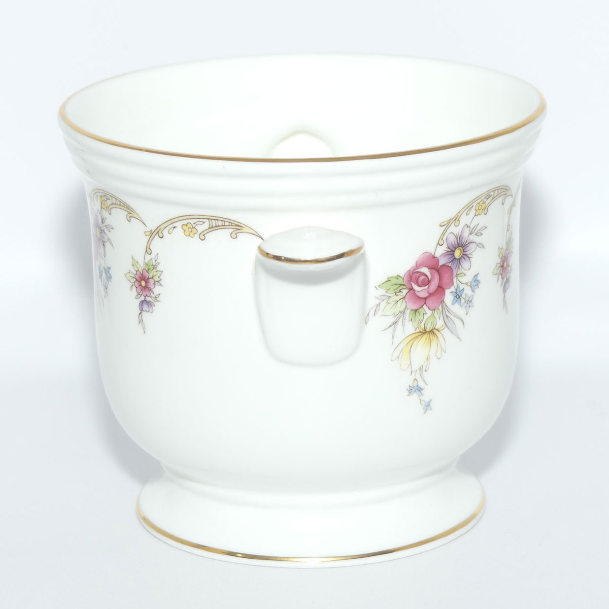 Coalport miniature twin handle planter | Selborne pattern