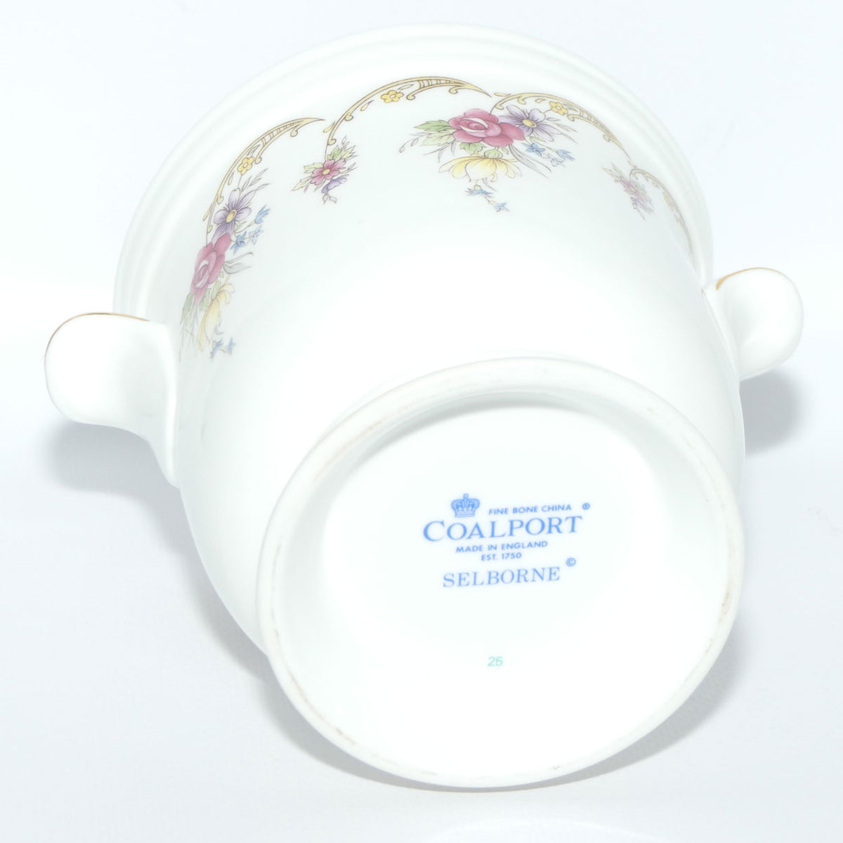 Coalport miniature twin handle planter | Selborne pattern