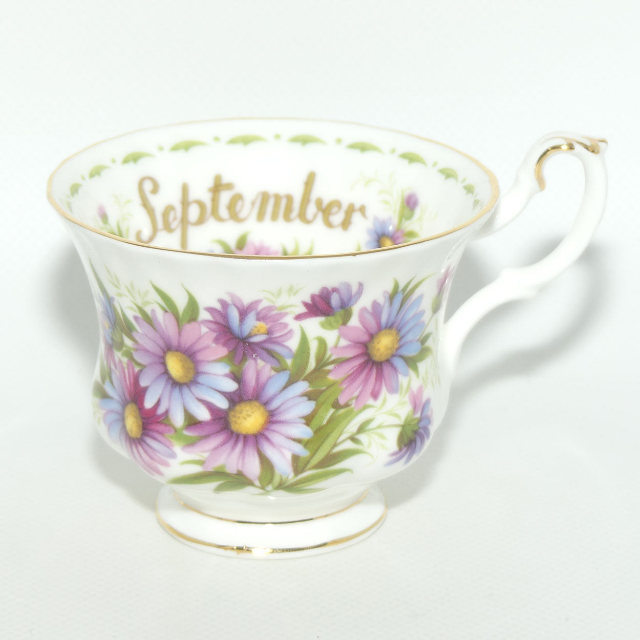 Royal Albert Bone China England | Flower of the Month series | #9 | September Michaelmas Daisy duo