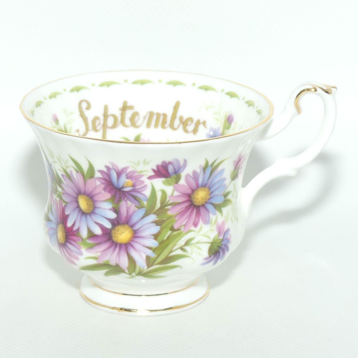 Royal Albert Bone China England | Flower of the Month series | #9 | September Michaelmas Daisy duo