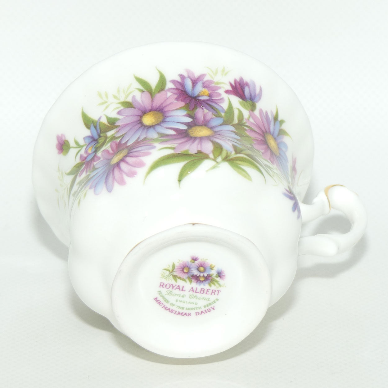 Royal Albert Bone China England | Flower of the Month series | #9 | September Michaelmas Daisy duo