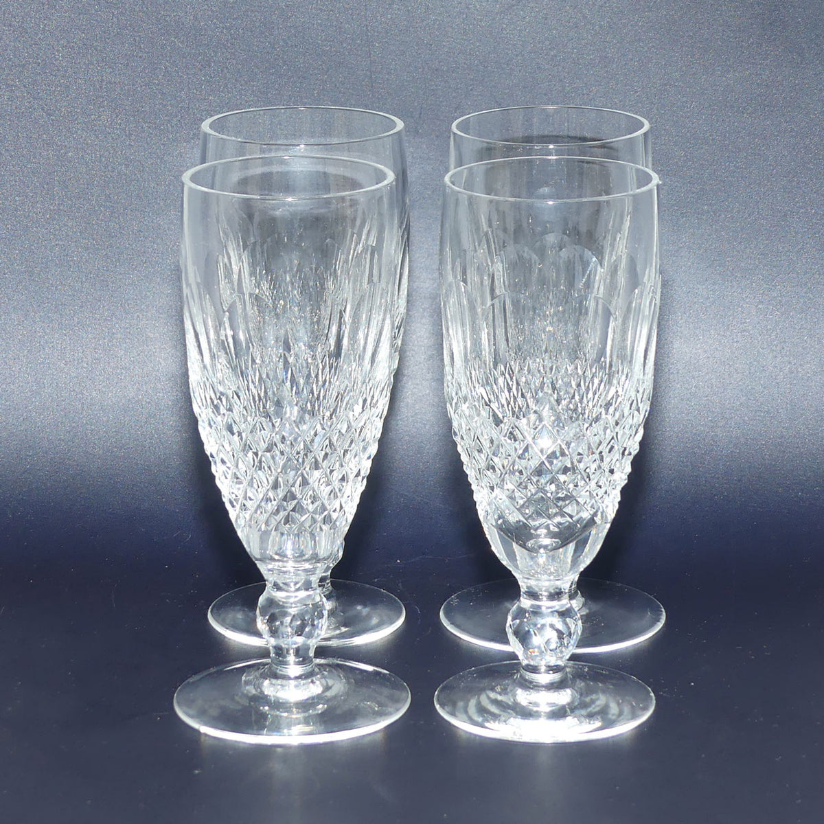 Waterford Crystal Colleen pattern set 4 flutes | #2 | 15cm | 125ml
