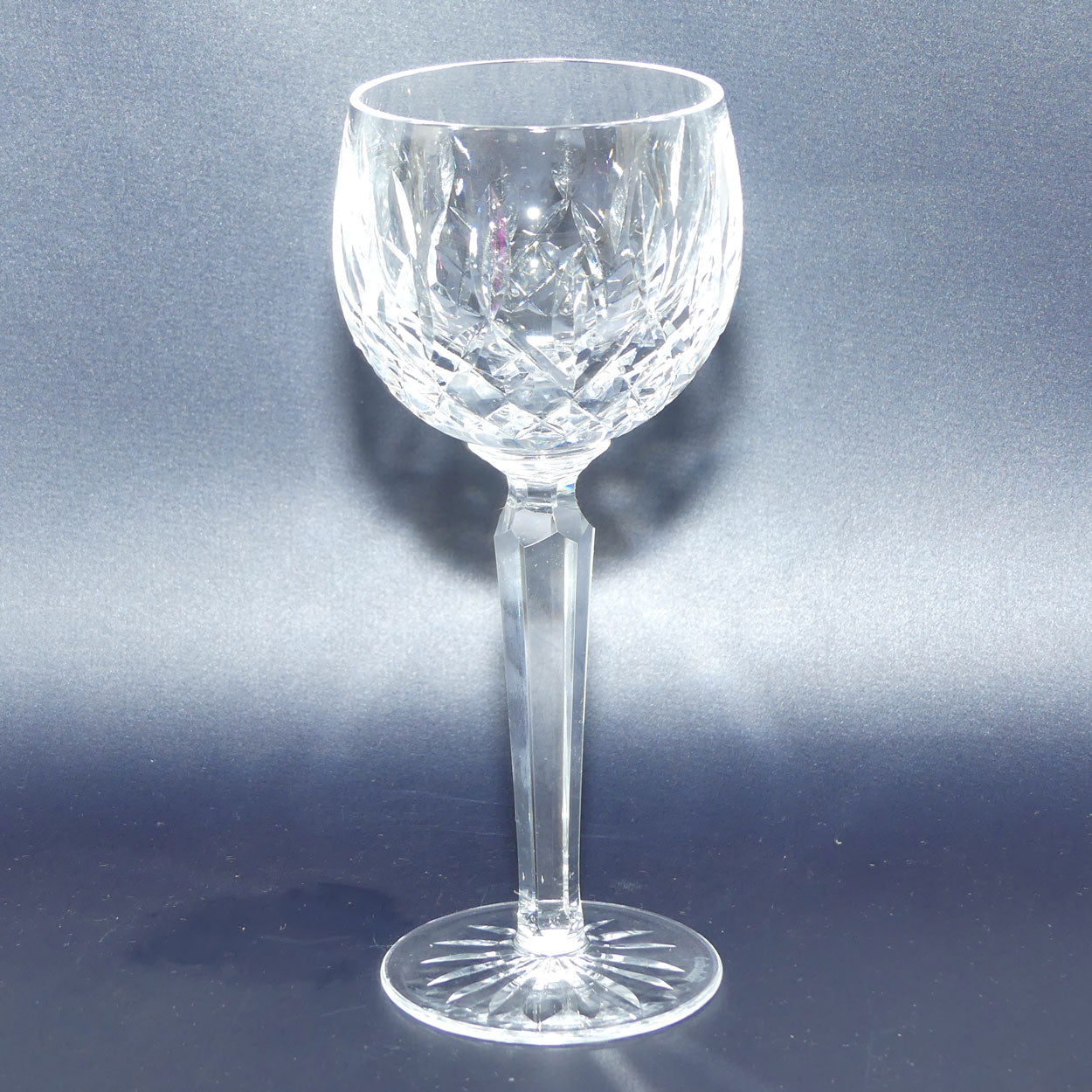 Waterford Crystal Ireland set of 4 Lismore Hock wine glasses | 125ml | Set #1