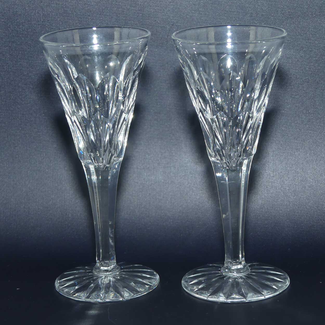 Set of 4 Crystal Liqueur Glasses | Webb Corbett WEC22 pattern