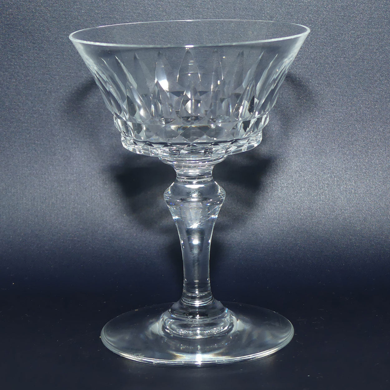 Baccarat France set of 4 Champagne Saucers | Piccadilly pattern