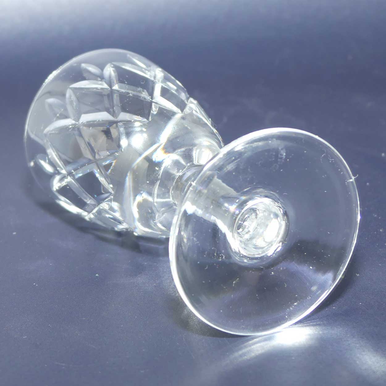 Webb Corbett Diamond Cut set of 5 Liqueur Glasses