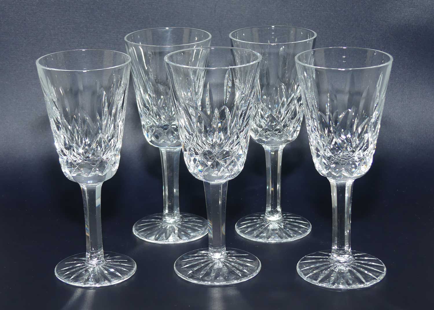 Waterford Crystal set of 5 Lismore Liqueur glasses | 50ml