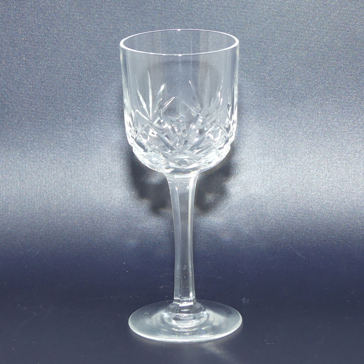 Set of 5 Crystal Liqueur Glasses | 5 Point Star cut pattern