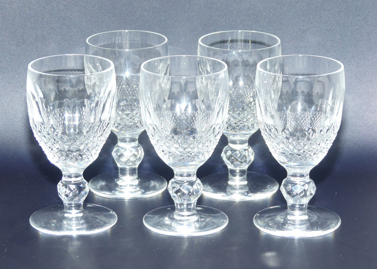 Waterford Crystal Colleen pattern set 5 Liqueur Glasses | #1 | 11.5cm | 75ml