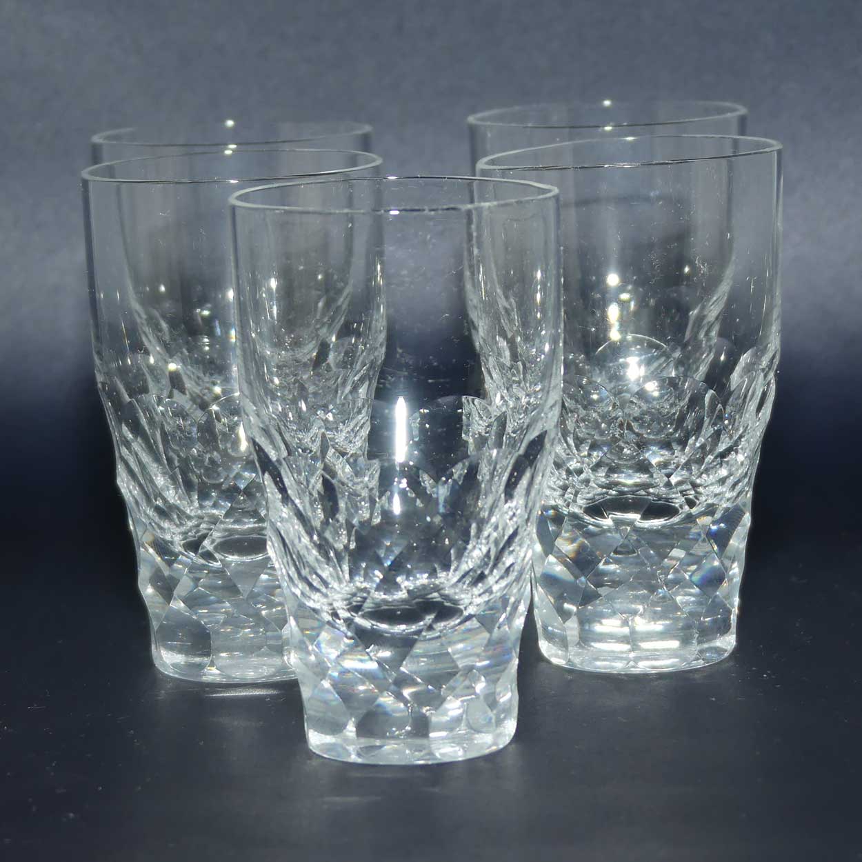 Set of 5 Compound Facet shot glasses | 35ml
