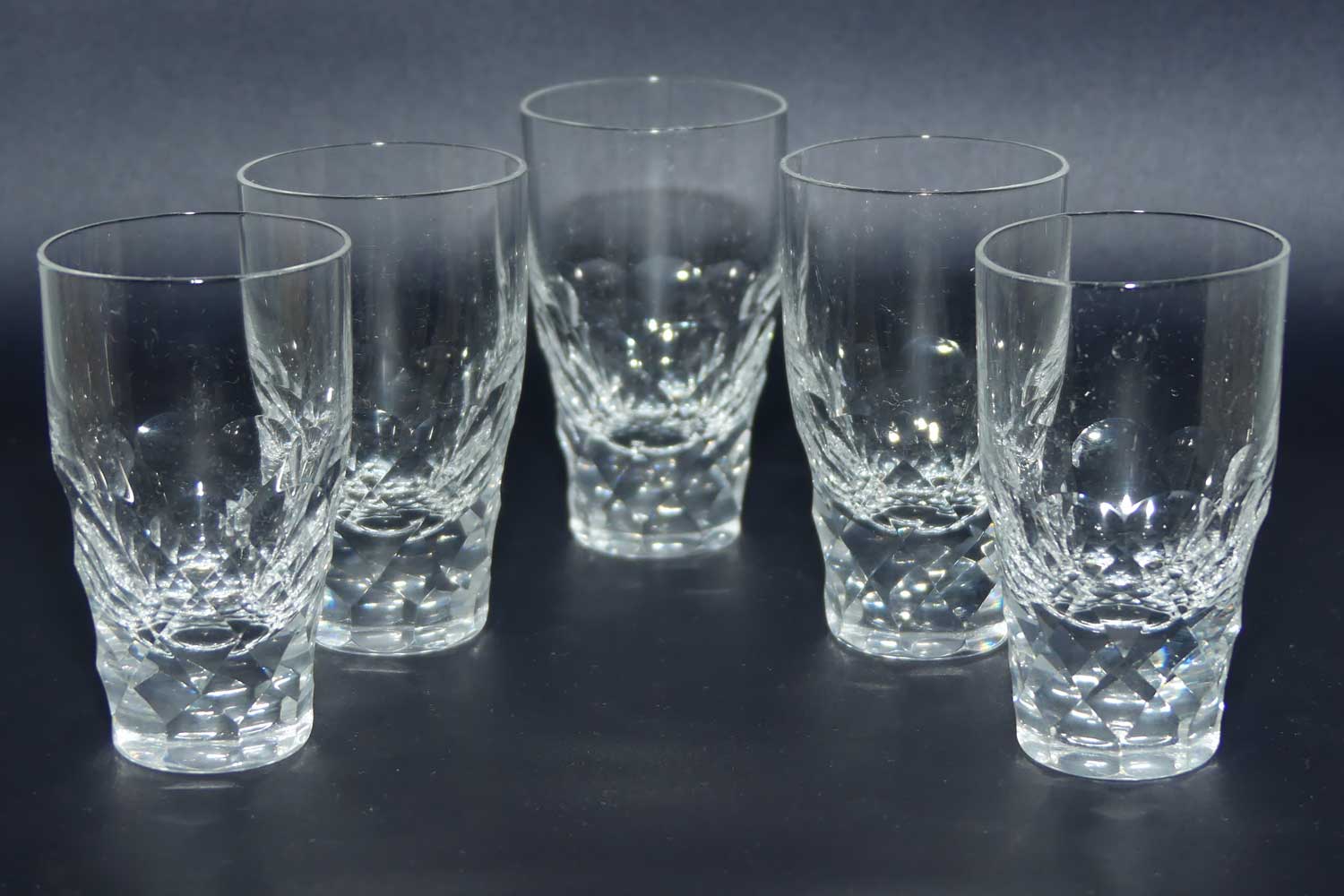 Set of 5 Compound Facet shot glasses | 35ml