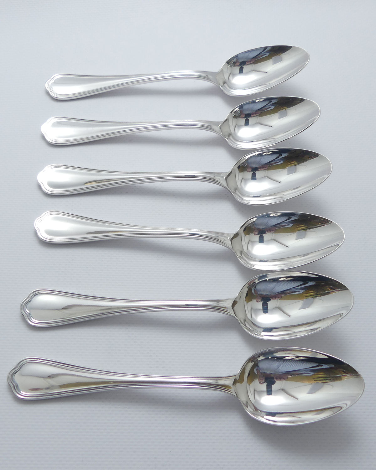 Christofle France Spatours design set of 6 Desert Spoons | 17cm long
