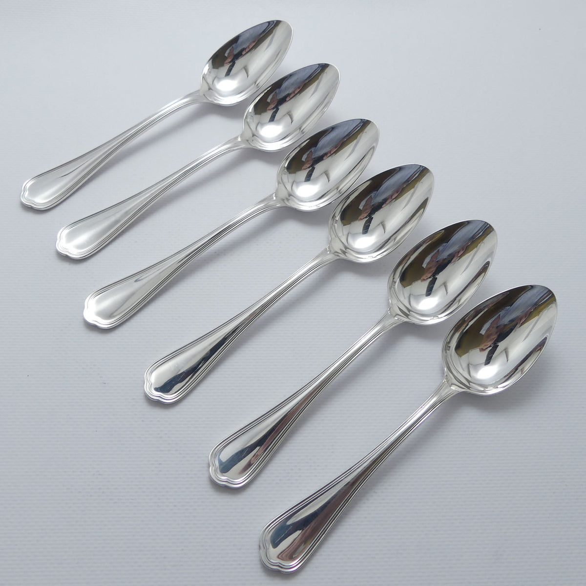 Christofle France Spatours design set of 6 Desert Spoons | 17cm long