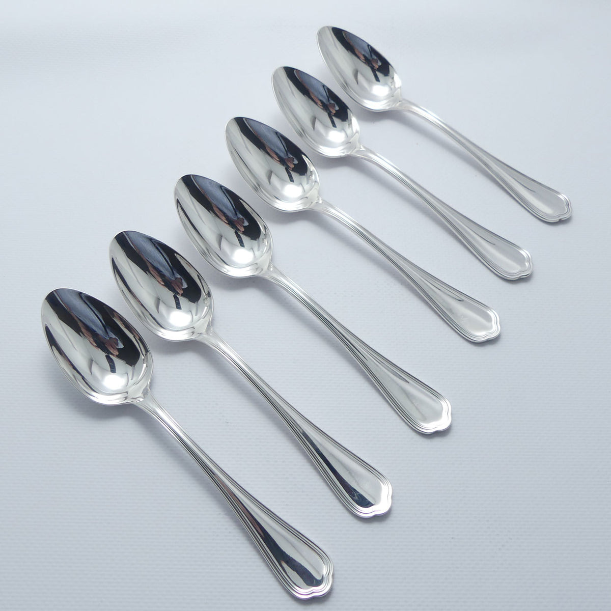 Christofle France Spatours design set of 6 Desert Spoons | 17cm long