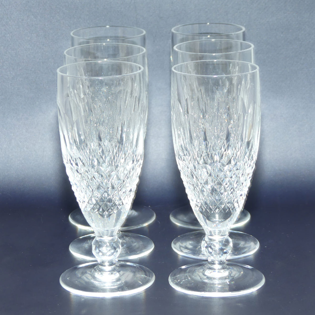 Waterford Crystal Colleen pattern set 6 flutes | 15cm | 125ml