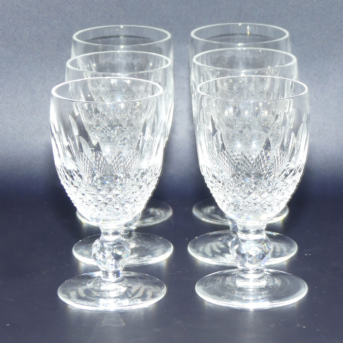 Waterford Crystal Colleen pattern set 6 Liqueur Glasses | #1 | 11.5cm | 75ml