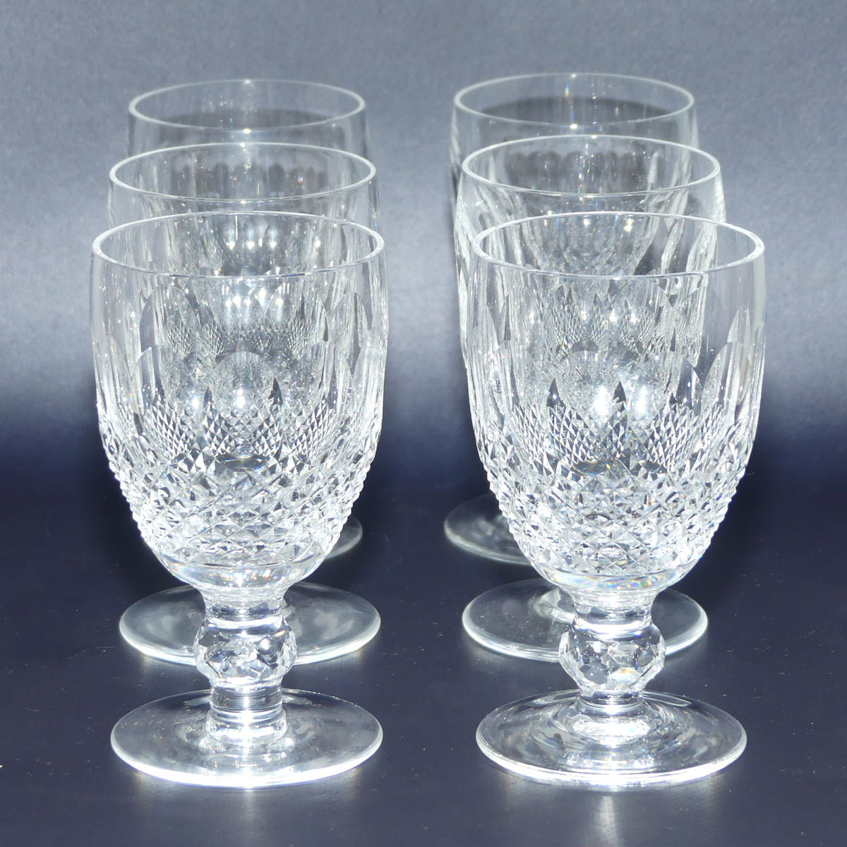Waterford Crystal Colleen pattern set 6 Wine Glasses | #2 | 12cm | 110ml