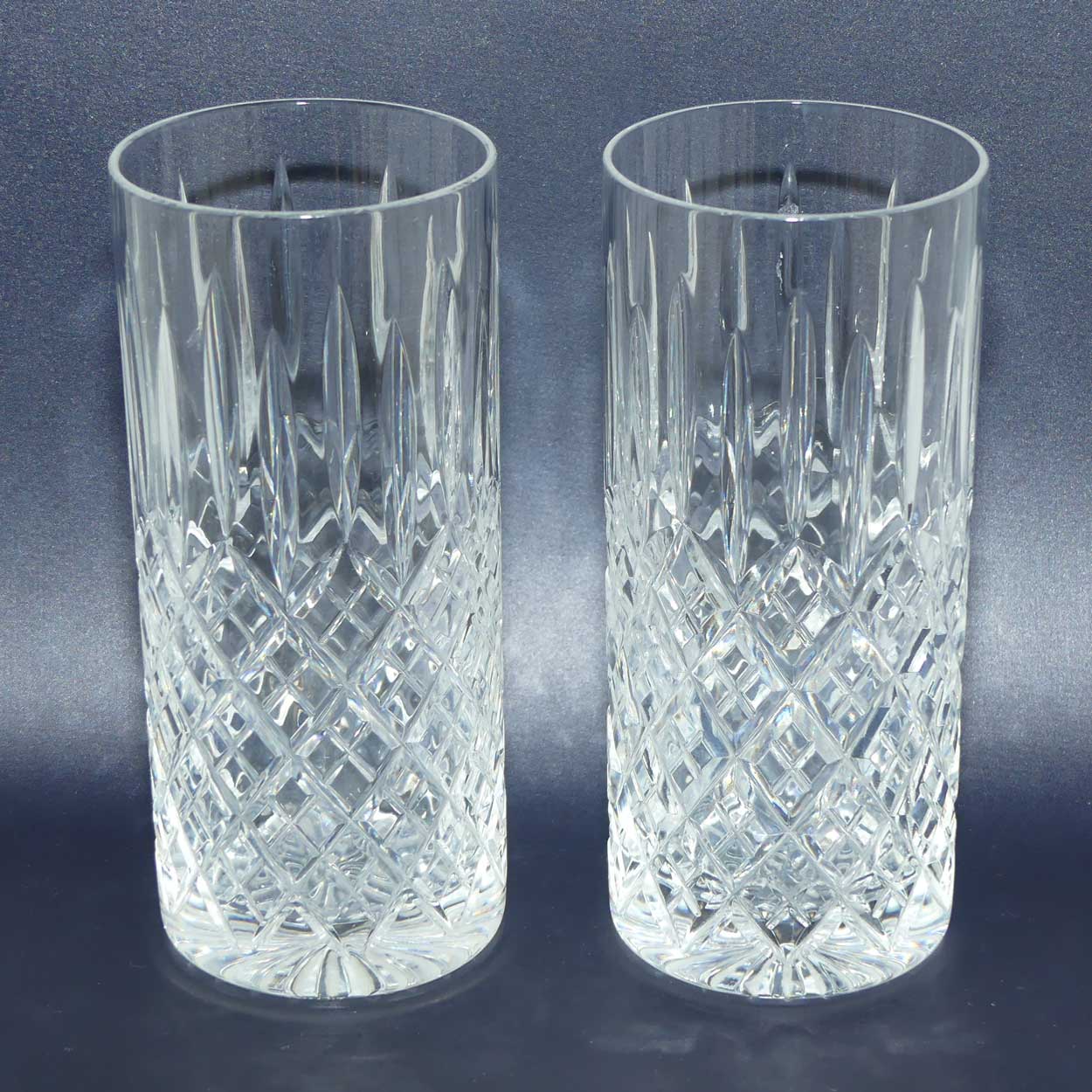 Stuart Crystal Shaftesbury pattern | set of 6 High Ball Glasses | 300ml