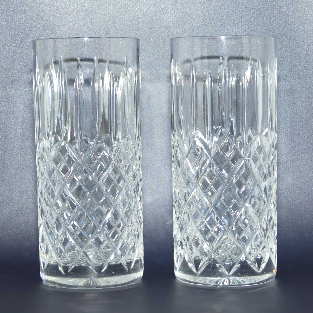 Stuart Crystal Shaftesbury pattern | set of 6 High Ball Glasses | 300ml