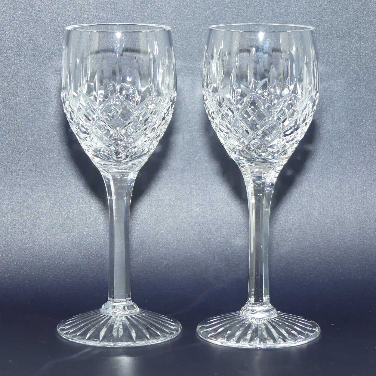 Stuart Crystal Shaftesbury pattern | set of 6 Sherry Glasses | 60ml