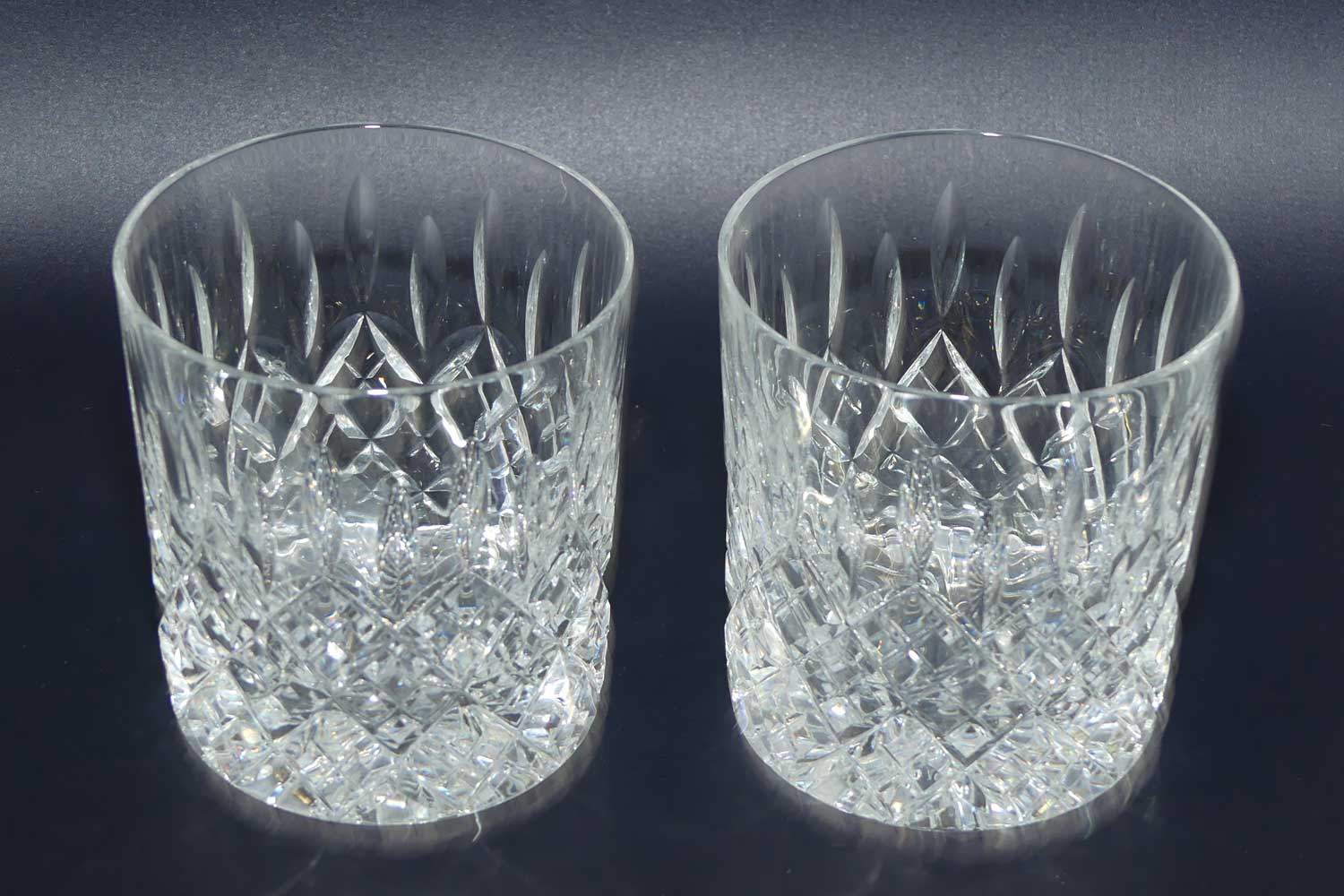 Stuart Crystal Shaftesbury pattern | pair of Whisky tumblers | 225ml