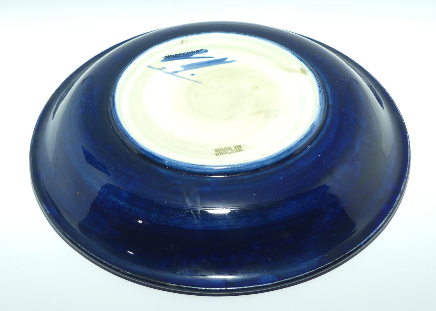 William Moorcroft Pomegranate shallow bowl | #1 | Two Open Pomegranates