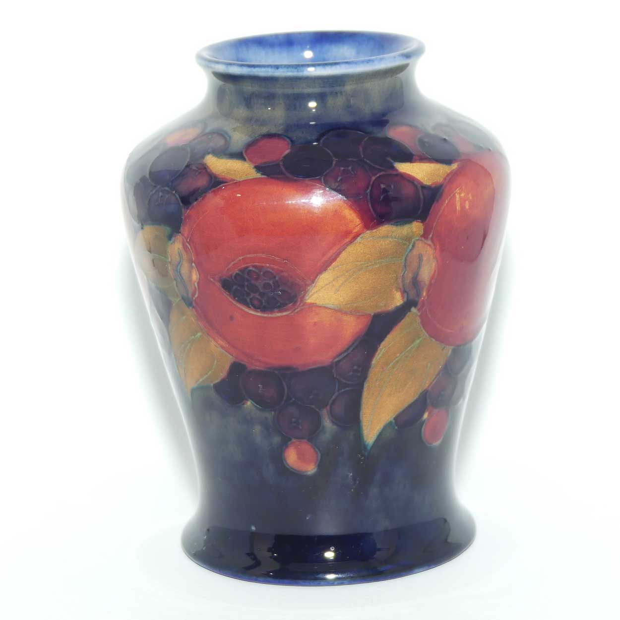 William Moorcroft Pomegranate reverse tapering vase | Shape 22