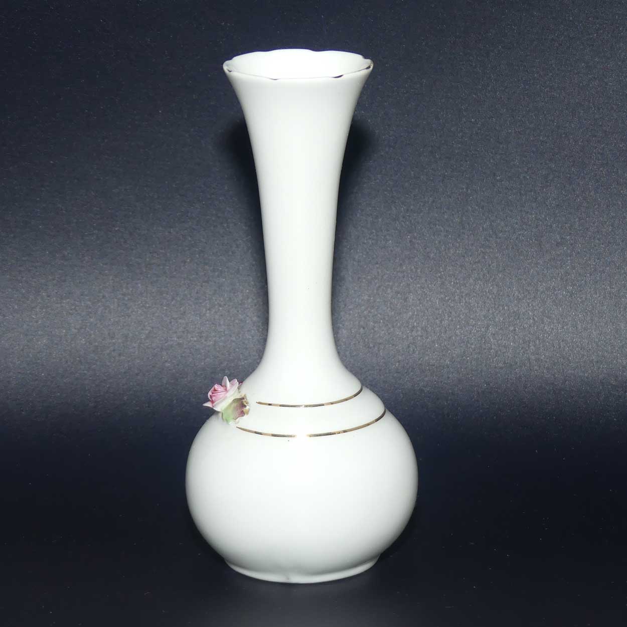 Sheridan Bone China applied Floral posy vase