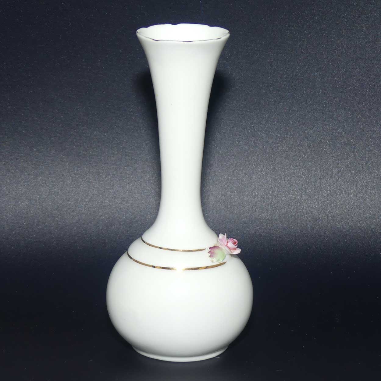 Sheridan Bone China applied Floral posy vase