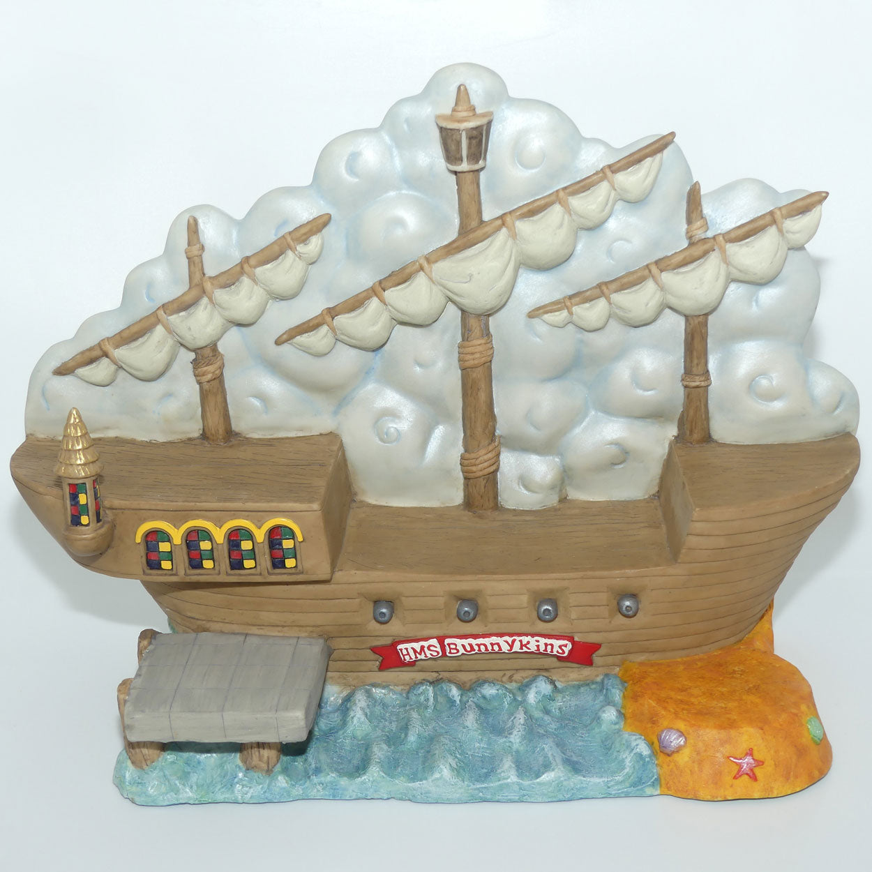 Display Stand for Royal Doulton Bunnykins Shipmates Collection figurine set