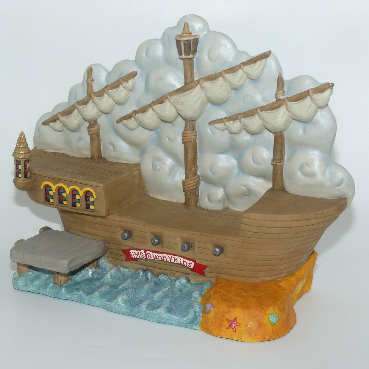 Display Stand for Royal Doulton Bunnykins Shipmates Collection figurine set