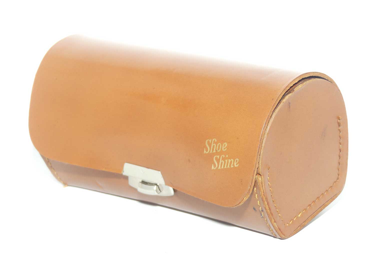 Vintage English Leather Shoe Shine kit