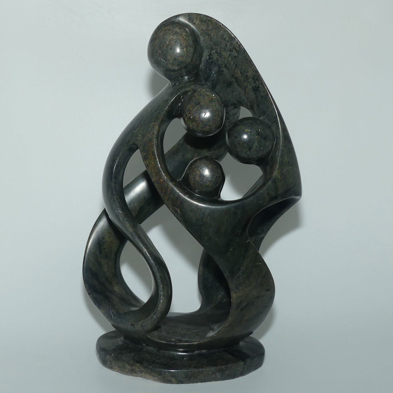 Very Large African Shona Stone Sculpture | Family | 36.5cm tall