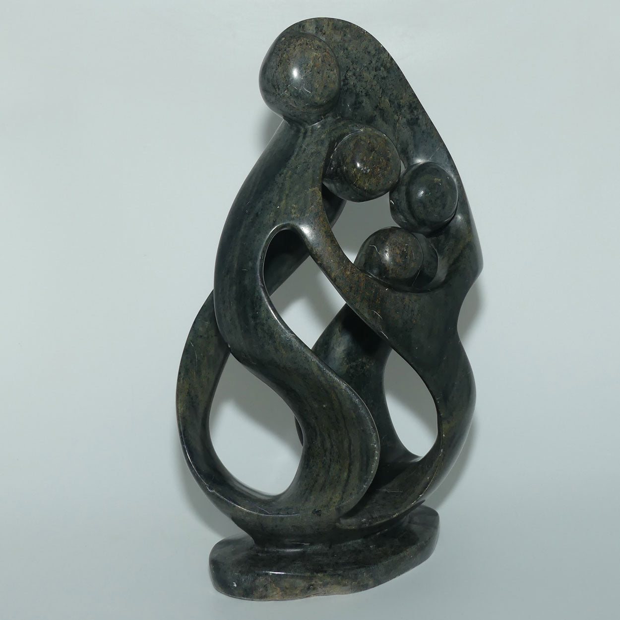 Very Large African Shona Stone Sculpture | Family | 36.5cm tall