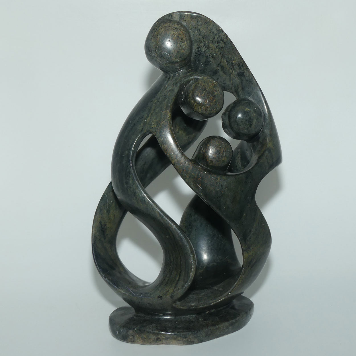 Very Large African Shona Stone Sculpture | Family | 36.5cm tall