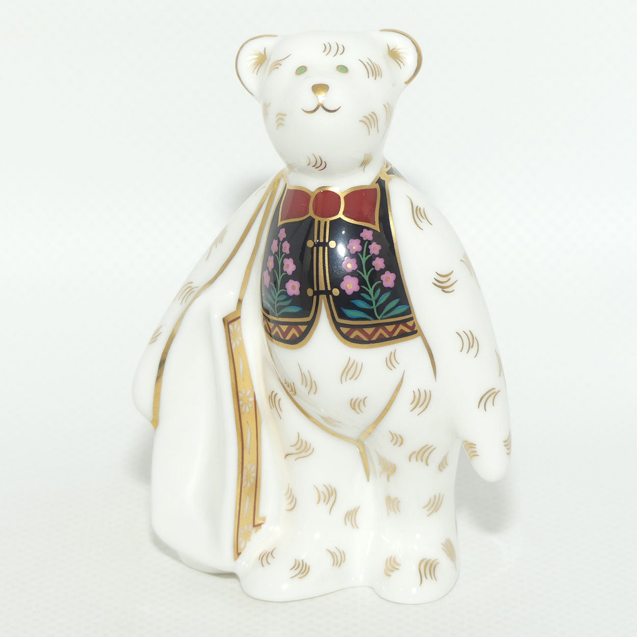 Royal Crown Derby paperweight | David Jones Shopper Bear | Ltd Ed | boxed