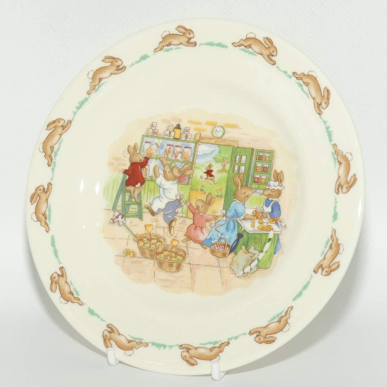 Royal Doulton Bunnykins Tableware Shopping plate | 16cm | original box | #1