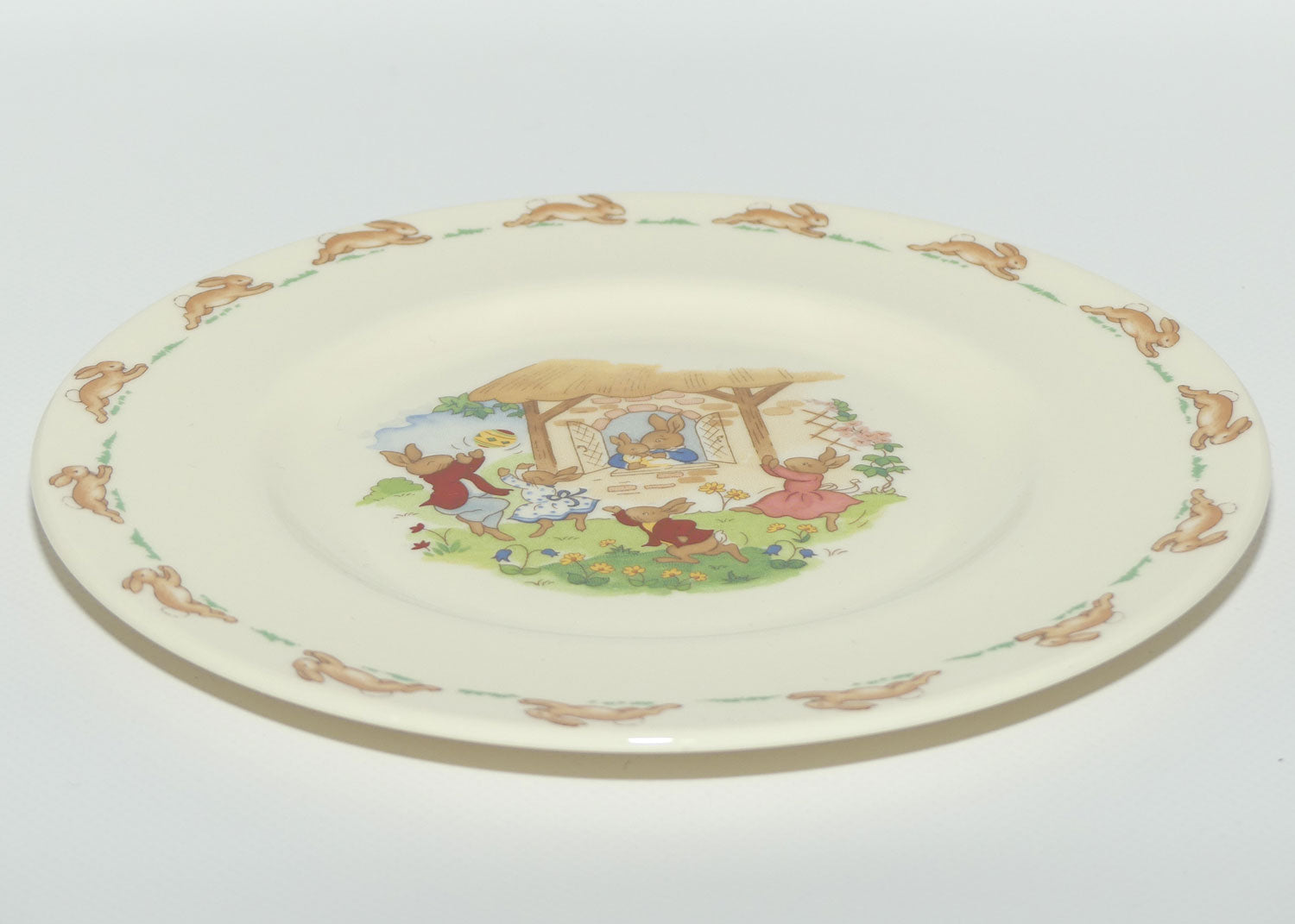 Royal Doulton Bunnykins Tableware Showing Baby At The Window plate | 20cm | original box | #1