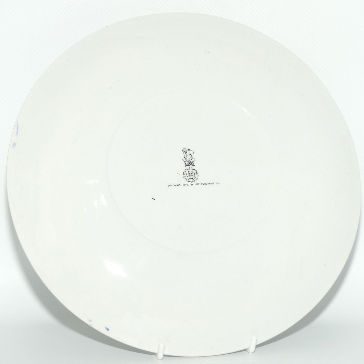 Royal Doulton CD Gibson | Gibson Girls head portrait plate | Side Profile Head facing right