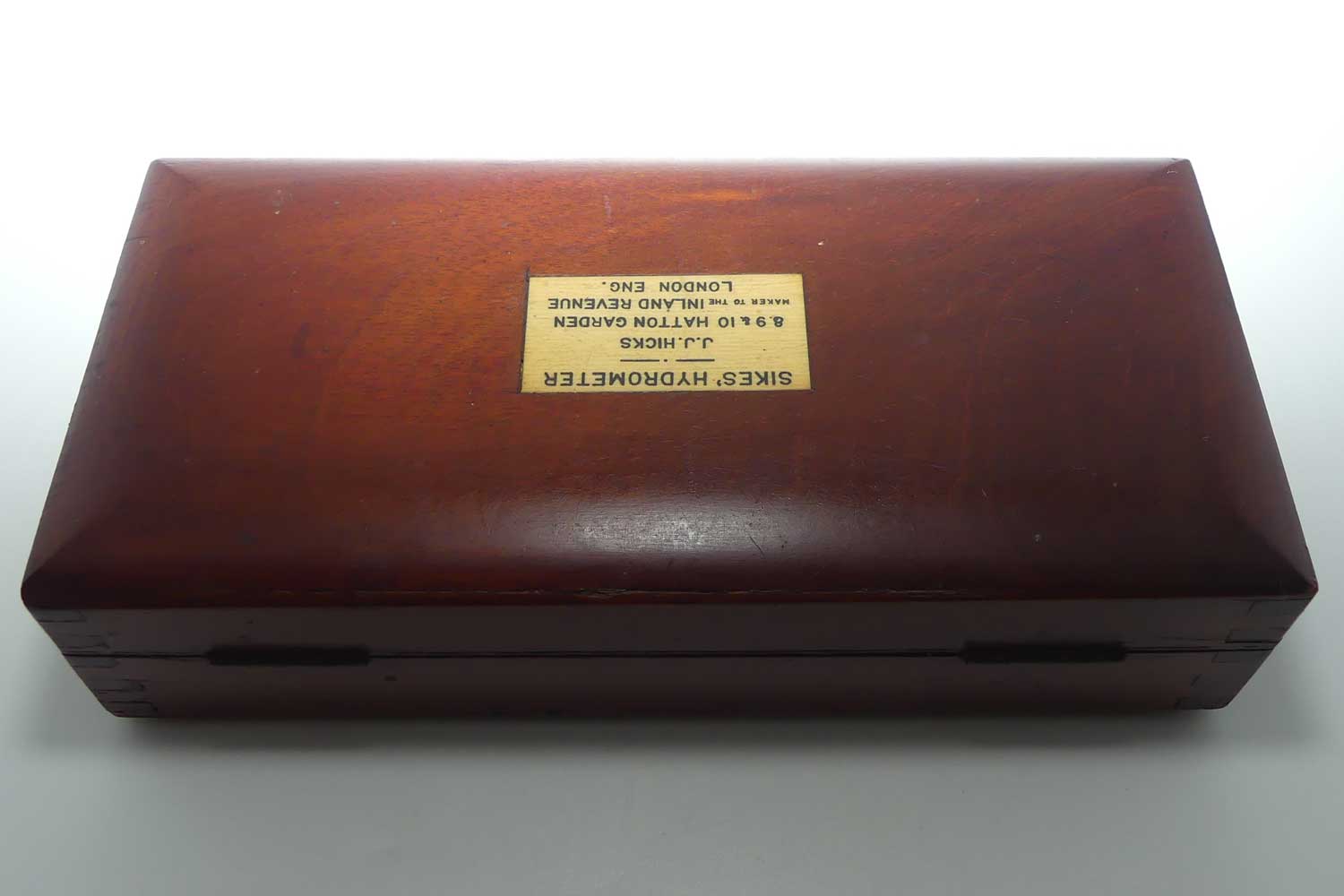 Antique Scientific Instrument | Sikes' Hydrometer in Mahogany case