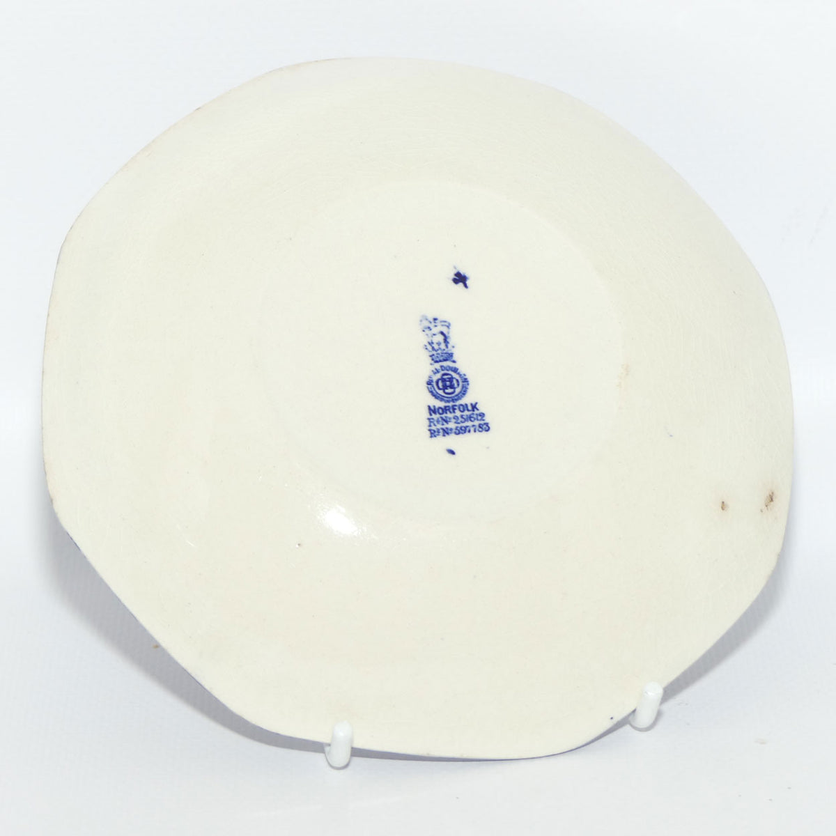 Royal Doulton Norfolk tea saucer | Octagonal shape