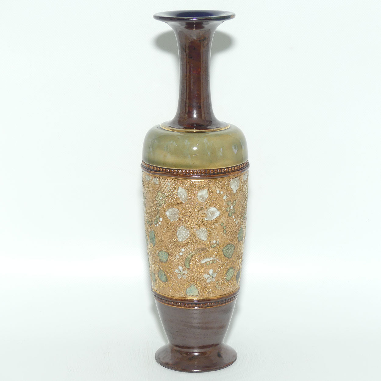 Royal Doulton Stoneware Slaters Patent slender bud vase X5780