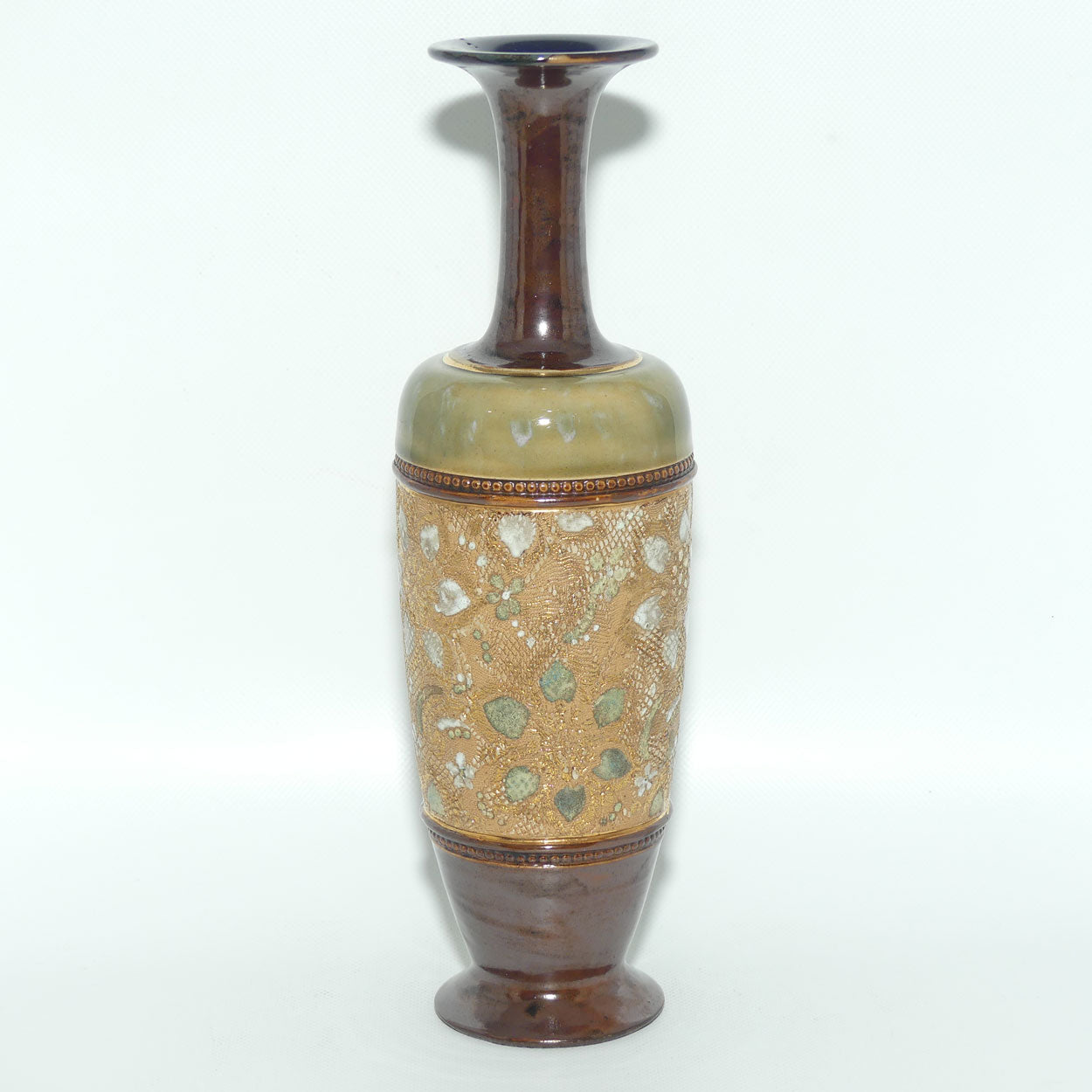 Royal Doulton Stoneware Slaters Patent slender bud vase X5780