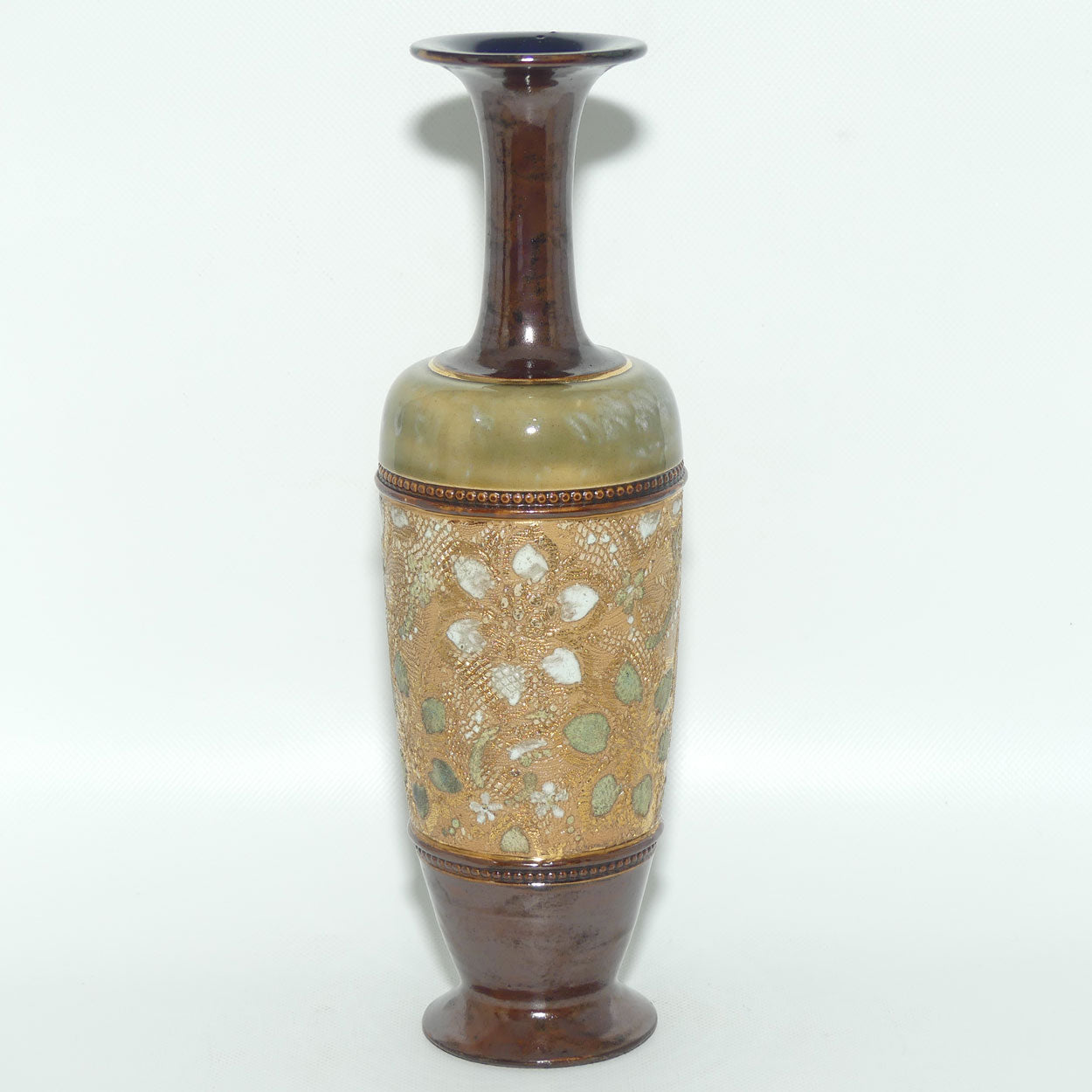 Royal Doulton Stoneware Slaters Patent slender bud vase X5780