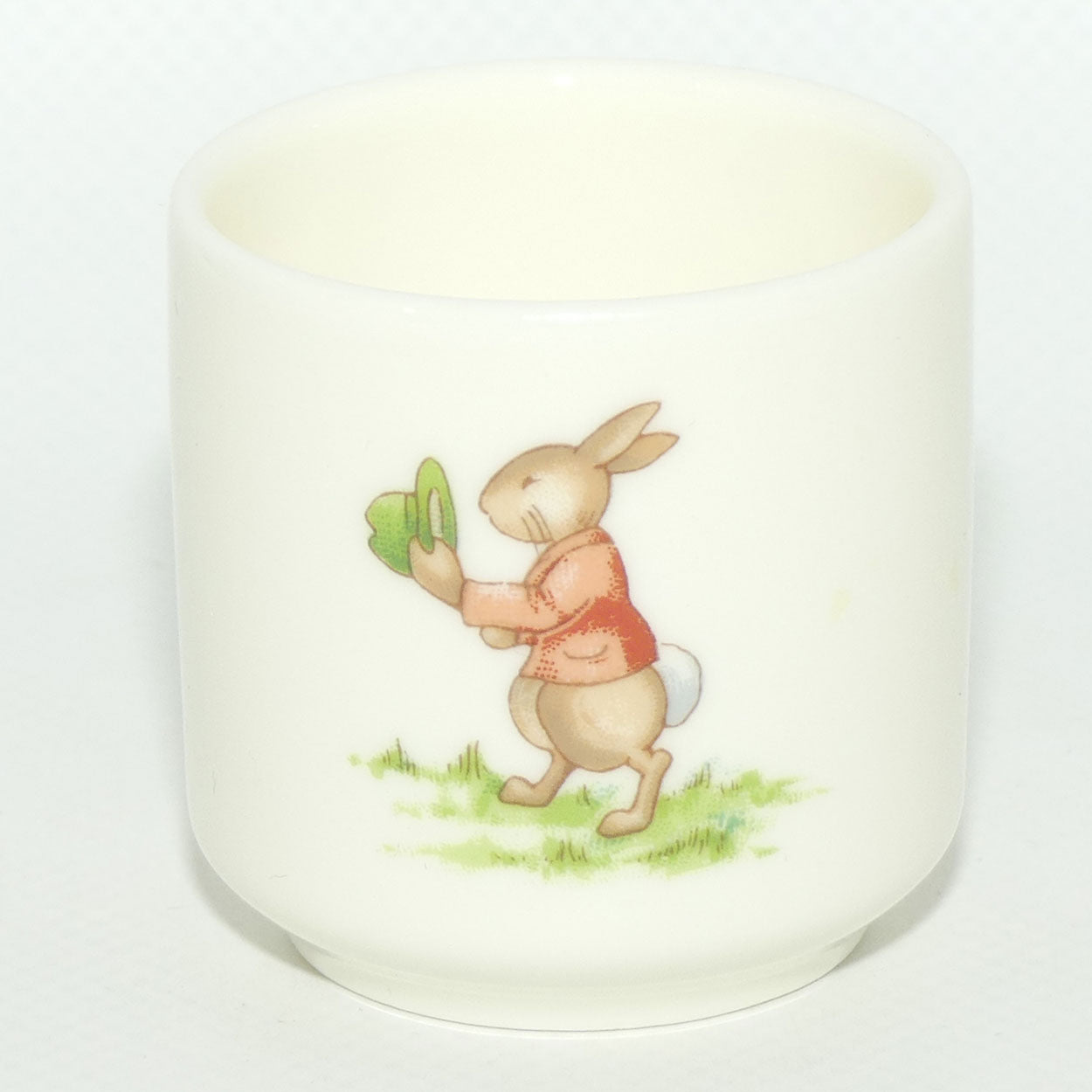 Royal Doulton Bunnykins egg cup | Sleeping in a Rocking Chair | Raising Hat