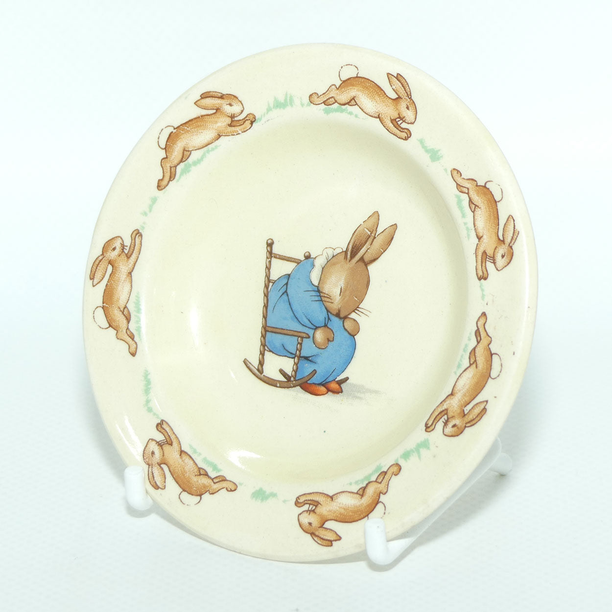 Royal Doulton Bunnykins beaker cover | Sleeping in a Rocking Chair