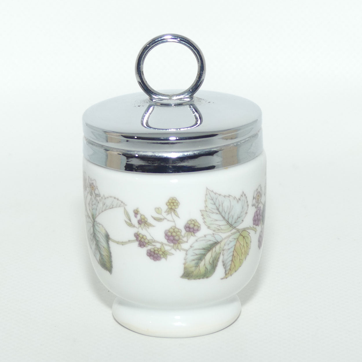Royal Worcester Blackberry and Vine pattern egg coddler