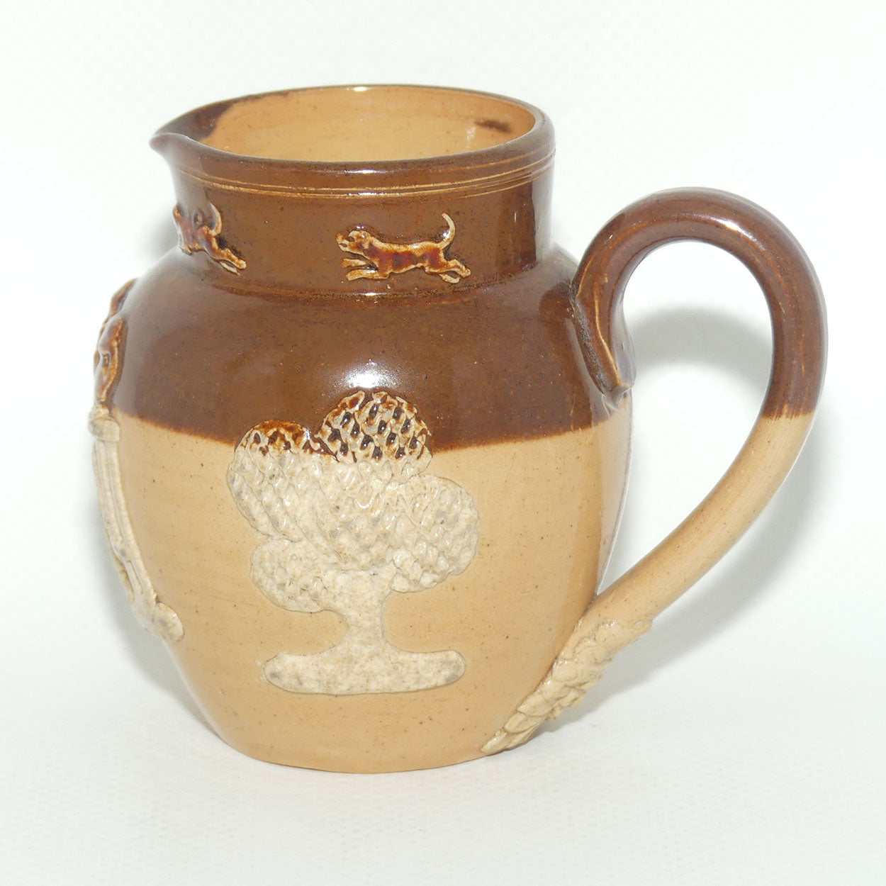 Doulton Lambeth | Royal Doulton Harvest Hunting small jug | 8cm tall